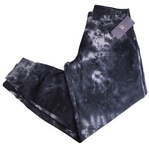 BNWT Lycra Stretch Joggers, Loose Fit, Sz L, 2 Tone Gray, Dragonfit